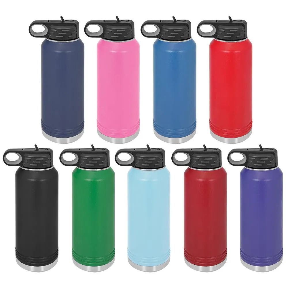 Personalized The Best View Laser Engraved Water Bottle