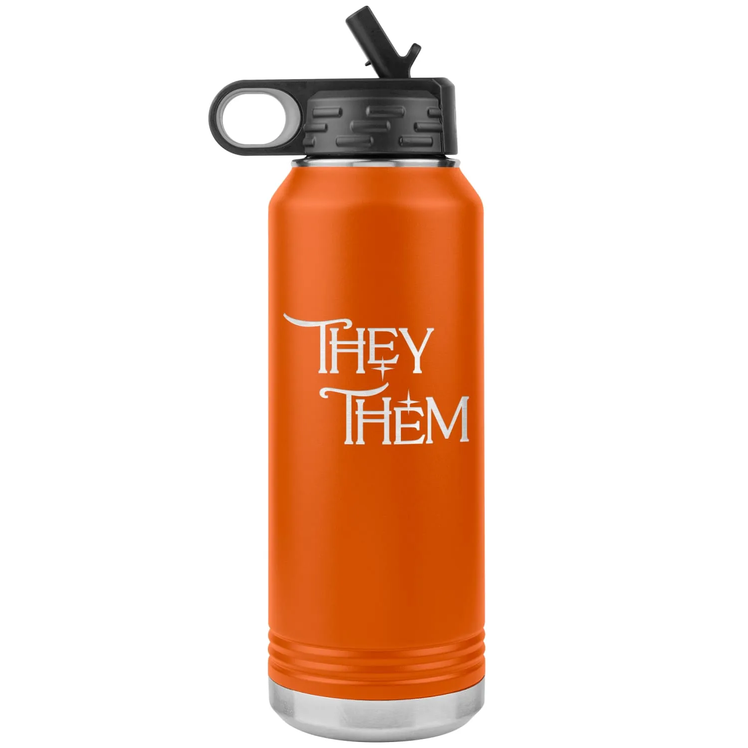 Pronoun Wishing Star They Them 32oz Vacuum Tumbler