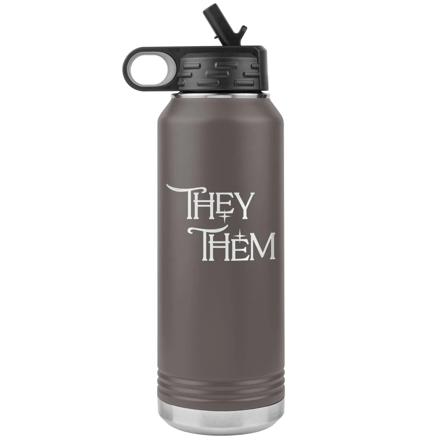 Pronoun Wishing Star They Them 32oz Vacuum Tumbler