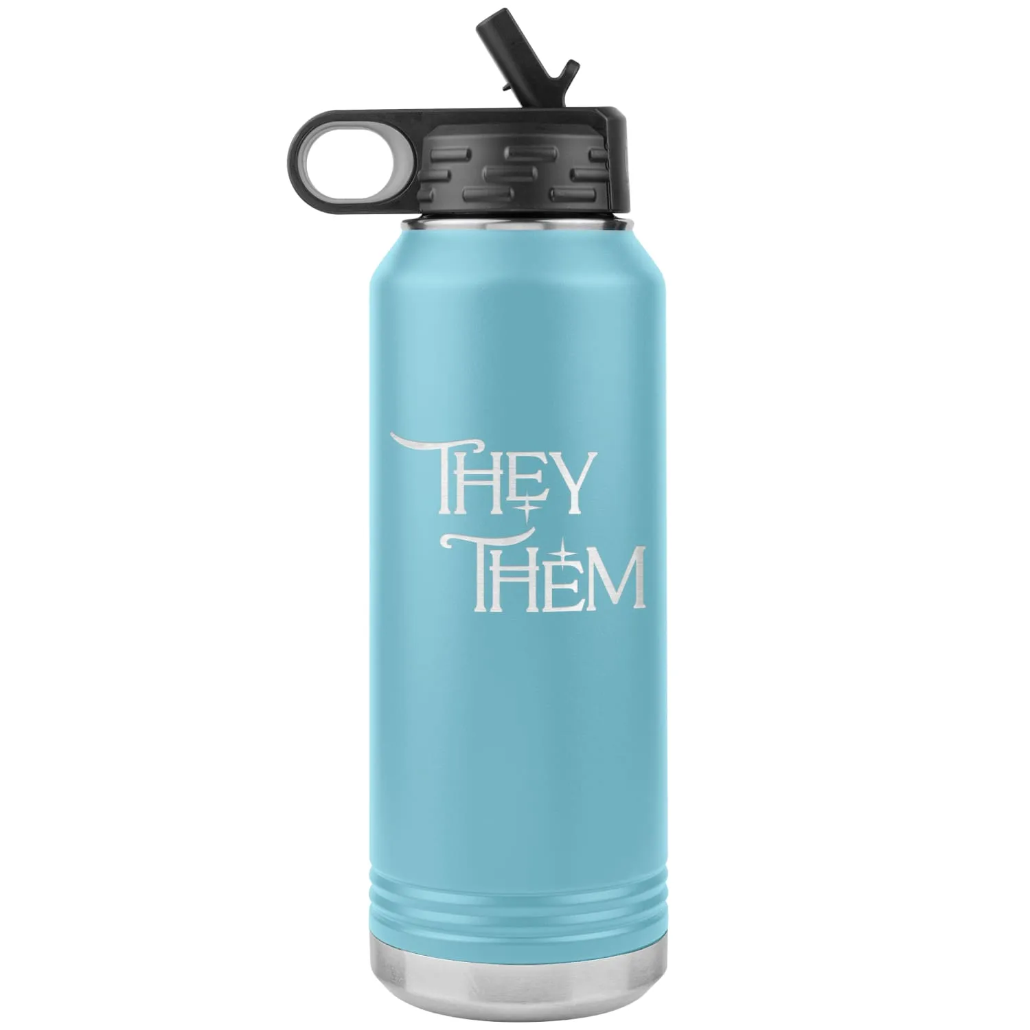 Pronoun Wishing Star They Them 32oz Vacuum Tumbler