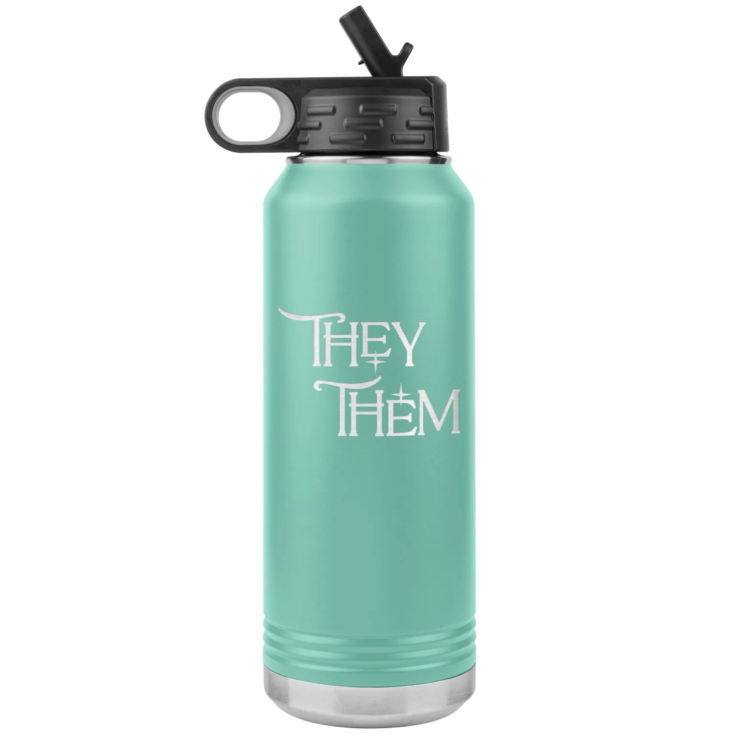 Pronoun Wishing Star They Them 32oz Vacuum Tumbler