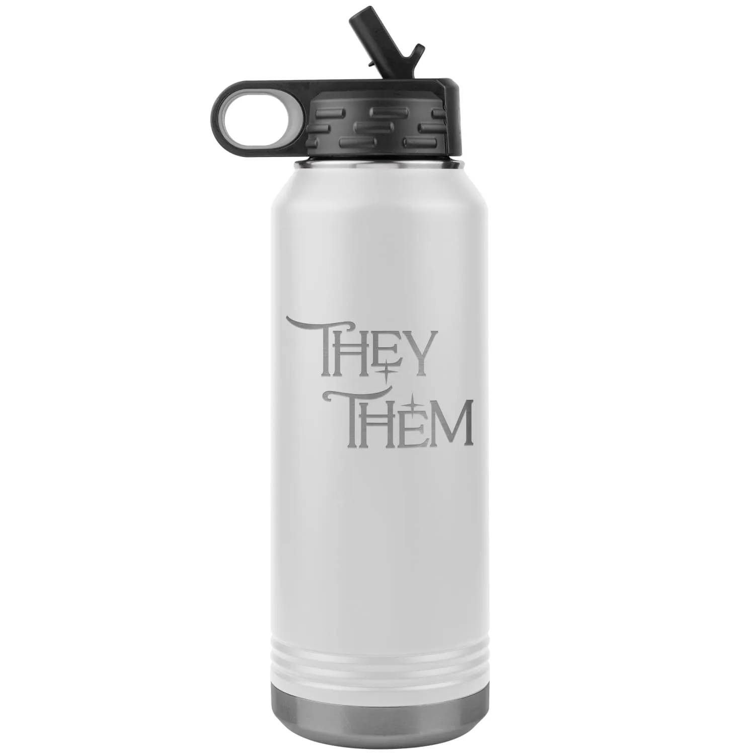 Pronoun Wishing Star They Them 32oz Vacuum Tumbler