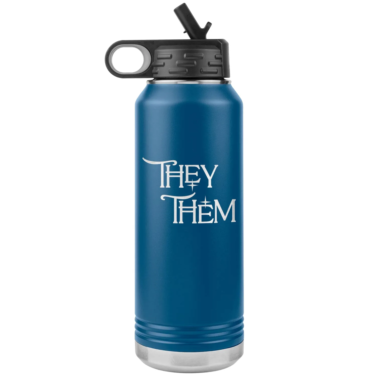 Pronoun Wishing Star They Them 32oz Vacuum Tumbler