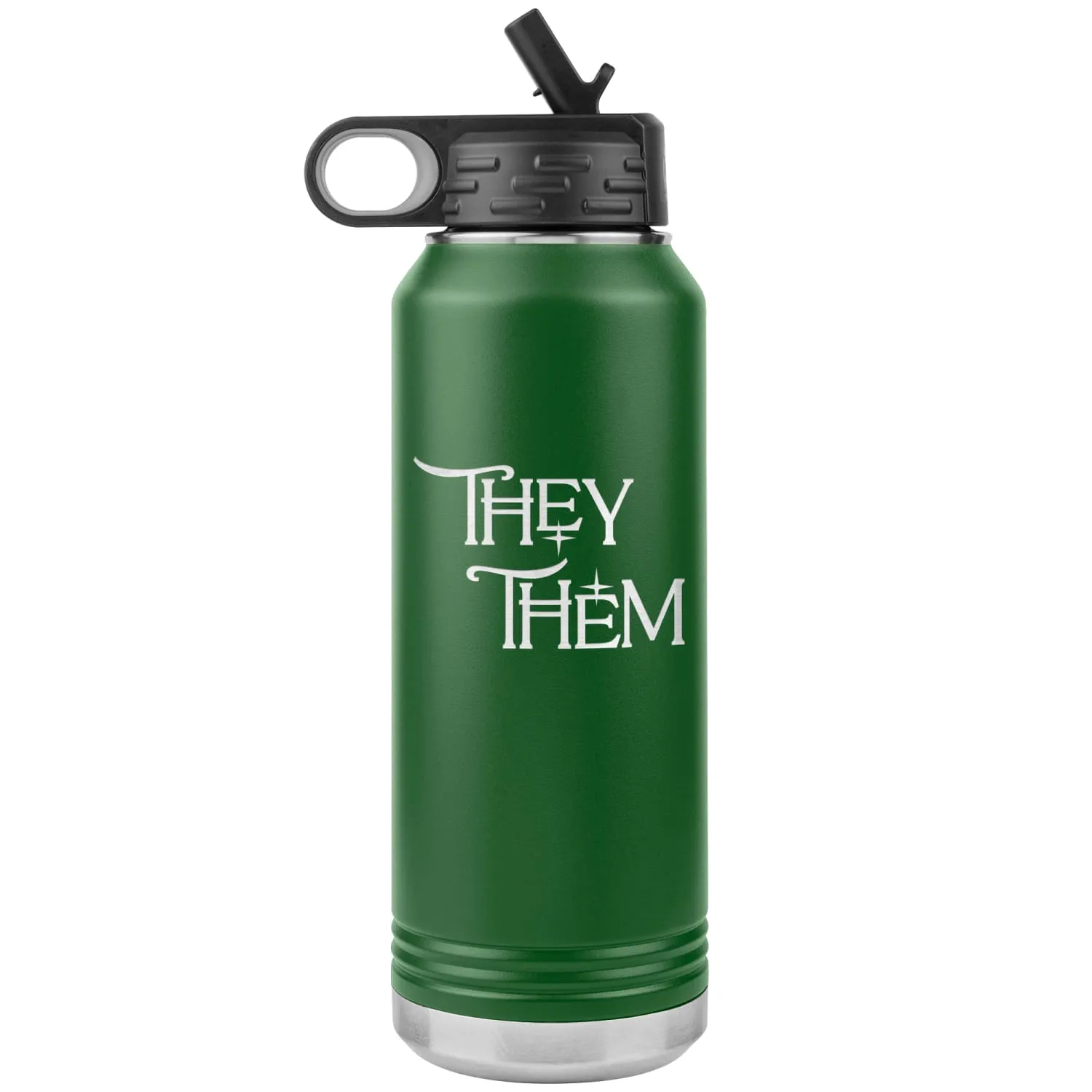 Pronoun Wishing Star They Them 32oz Vacuum Tumbler