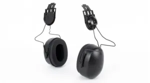 Pyramex CMFB6010 Full Brim Hard Hat Mounted Earmuffs, NRR 23 dB