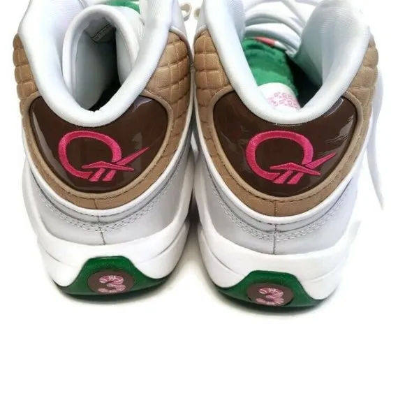 Reebok Size 4.5 Question Mid Candy Land x Hasbro Iverson Rainbow Trail GZ0081