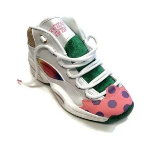 Reebok Size 4.5 Question Mid Candy Land x Hasbro Iverson Rainbow Trail GZ0081