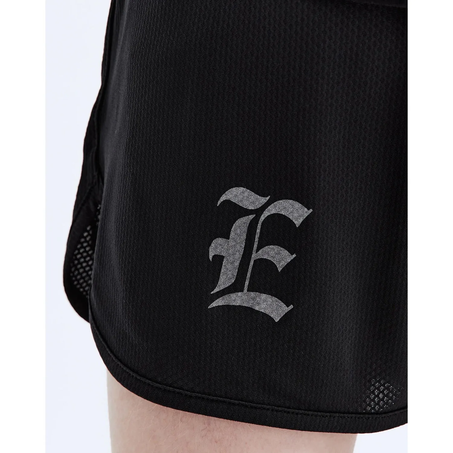Reigning Champ Men Knit East Tech Mesh Running Short Black RC-5382-BLK