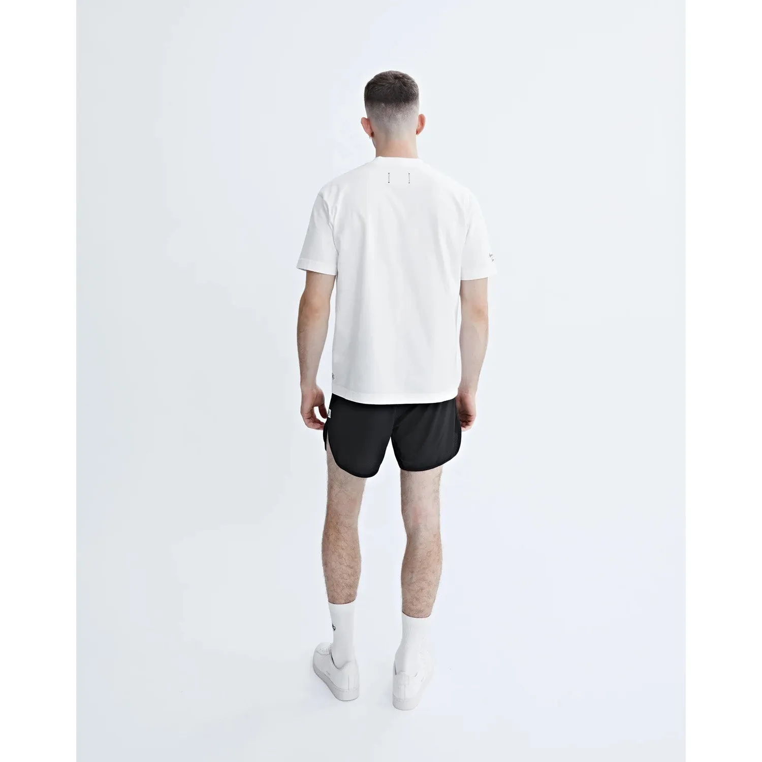 Reigning Champ Men Knit West Tech Mesh Running Short Black RC-5383-BLK