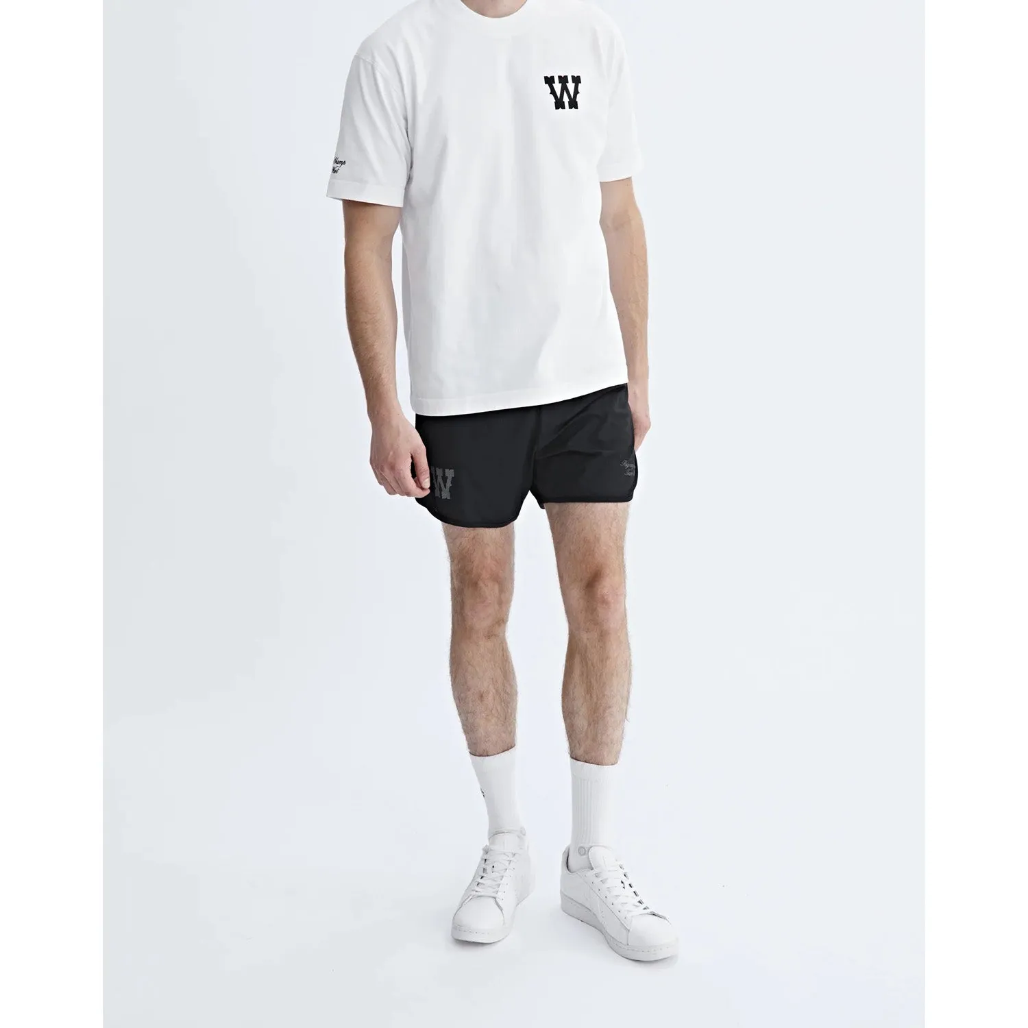 Reigning Champ Men Knit West Tech Mesh Running Short Black RC-5383-BLK