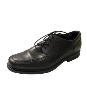Rockport Mens Walkability Adiprene By Adidas Black Leather Lace Up Dress Shoe 10