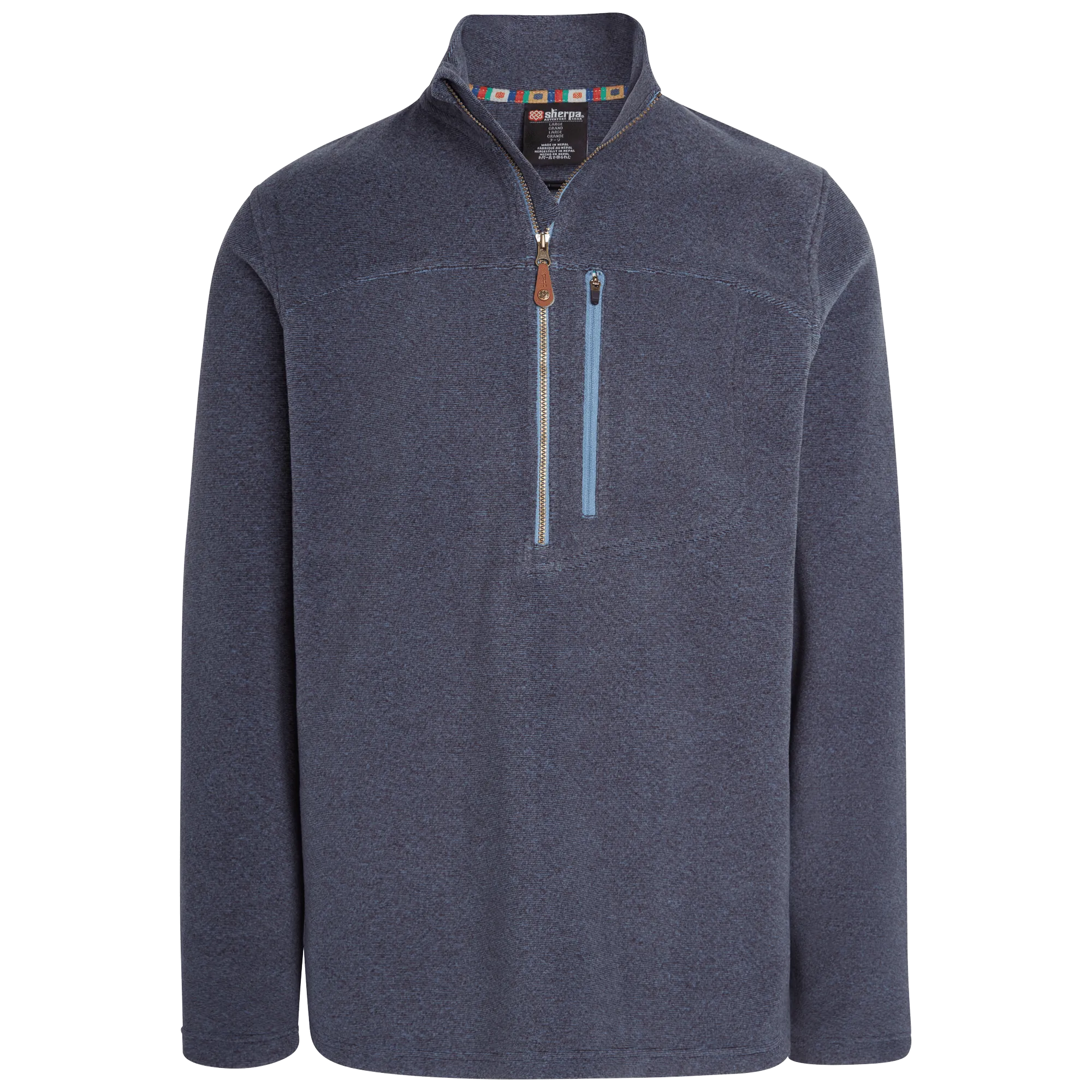 Rolpa Eco Quarter Zip - Neelo Blue