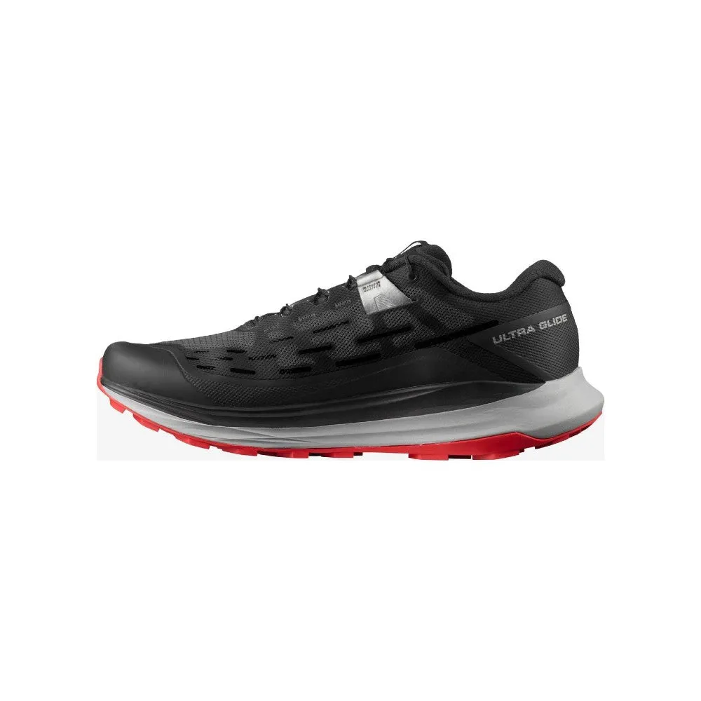 Salomon Ultra Glide Wide (Men's) - Black/Alloy/Goji Berry