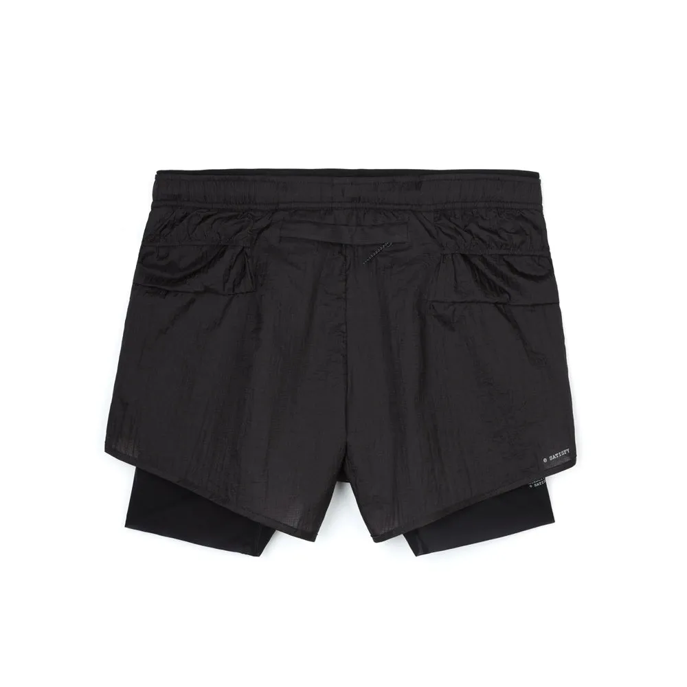 Satisfy Rippy™ 3" Trail Shorts - Black
