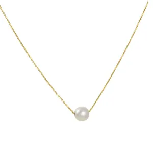 Satomi Kawakita - Single Pearl Charm Necklace