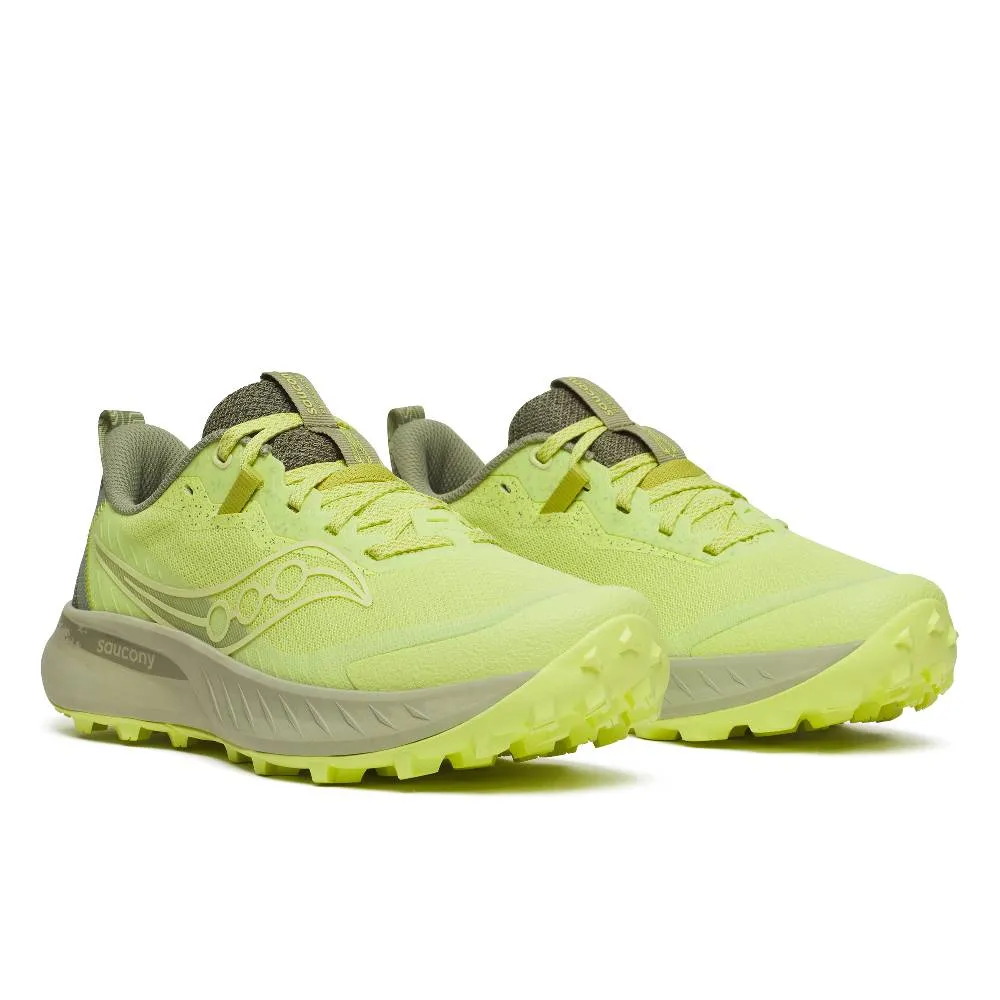 Saucony Peregrine 15 (Womens) - Sunny/Hemlock