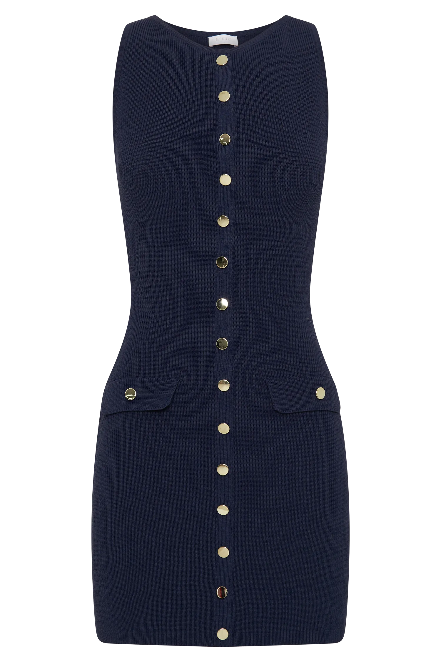 Sawyer Knit Mini Dress - Navy