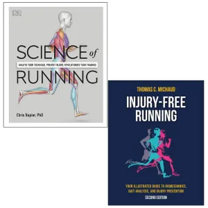 Science of Running By Chris Napier & Injury-Free Running By Tom Michaud 2 Books Collection Set