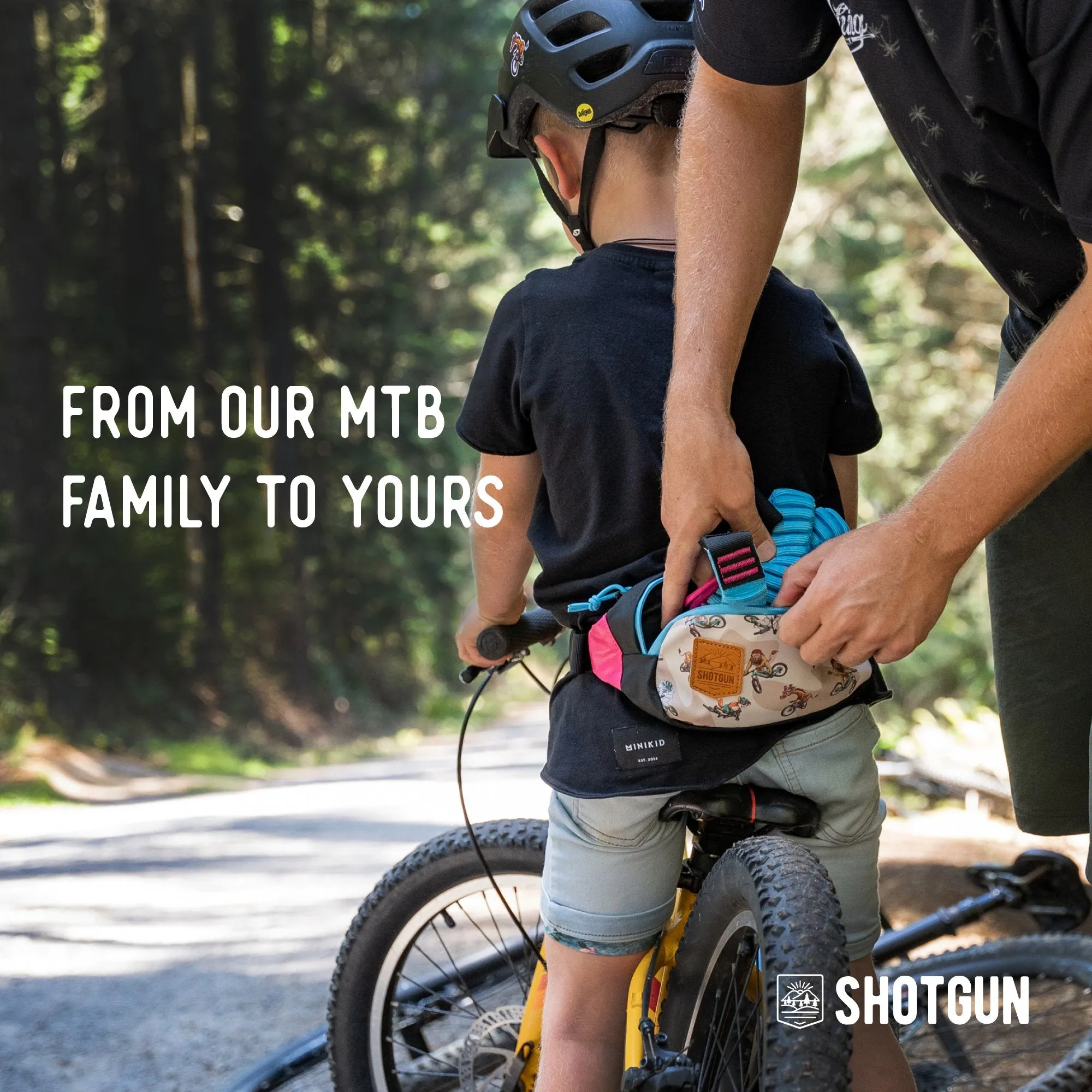 Shotgun Kids MTB Tow Rope & Hip Pack Combo
