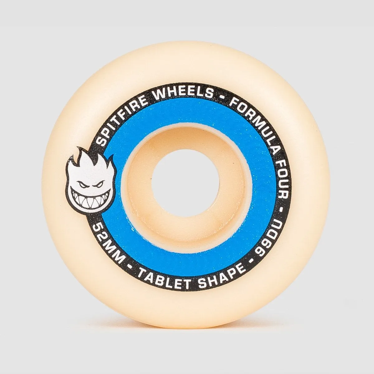 Spitfire Formula Four Tablets 99DU Skateboard Wheels Natural/Blue 52mm