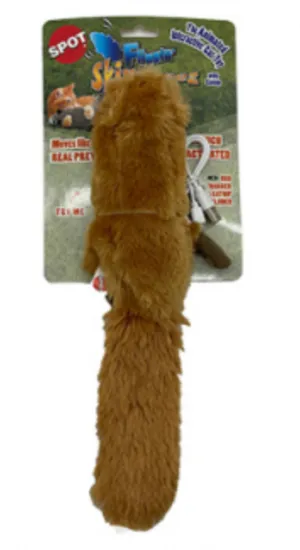 Spot Flippin' Skinneeez Squirrel Cat Toy