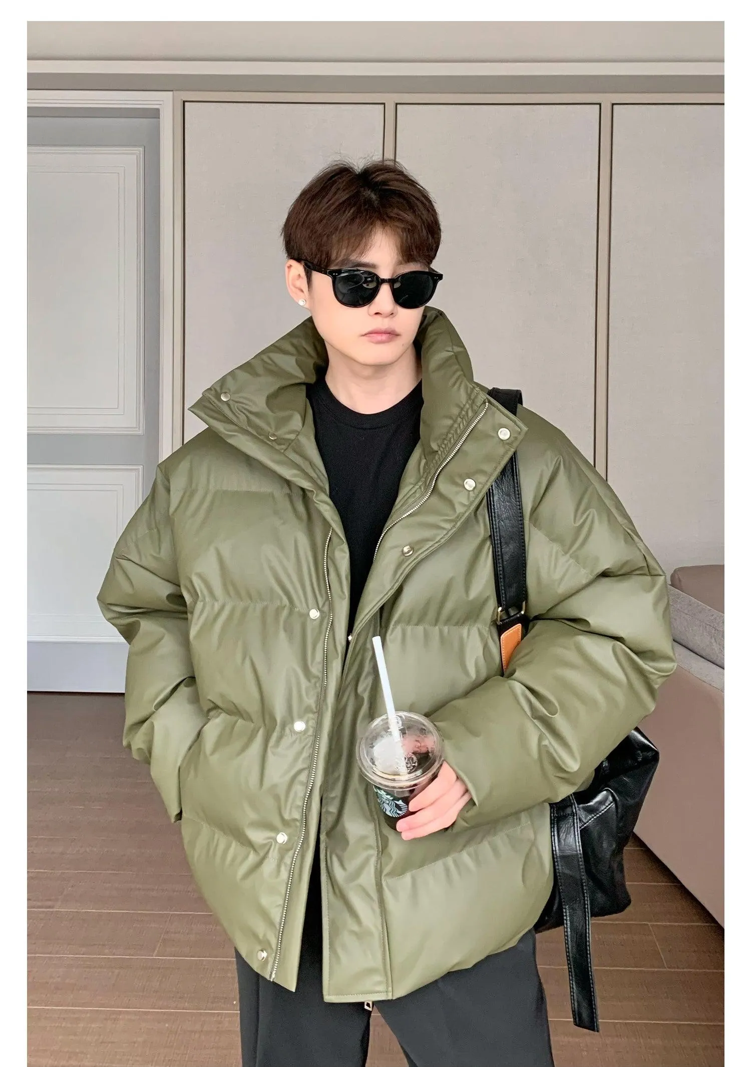 Stand Collar Padded Jacket