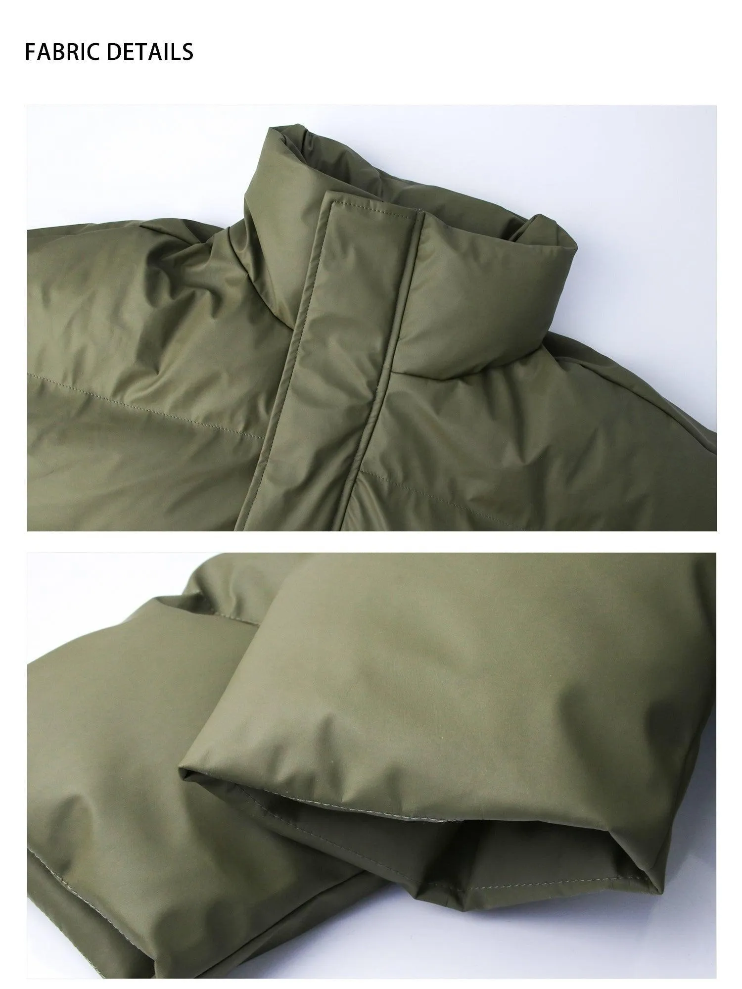 Stand Collar Padded Jacket