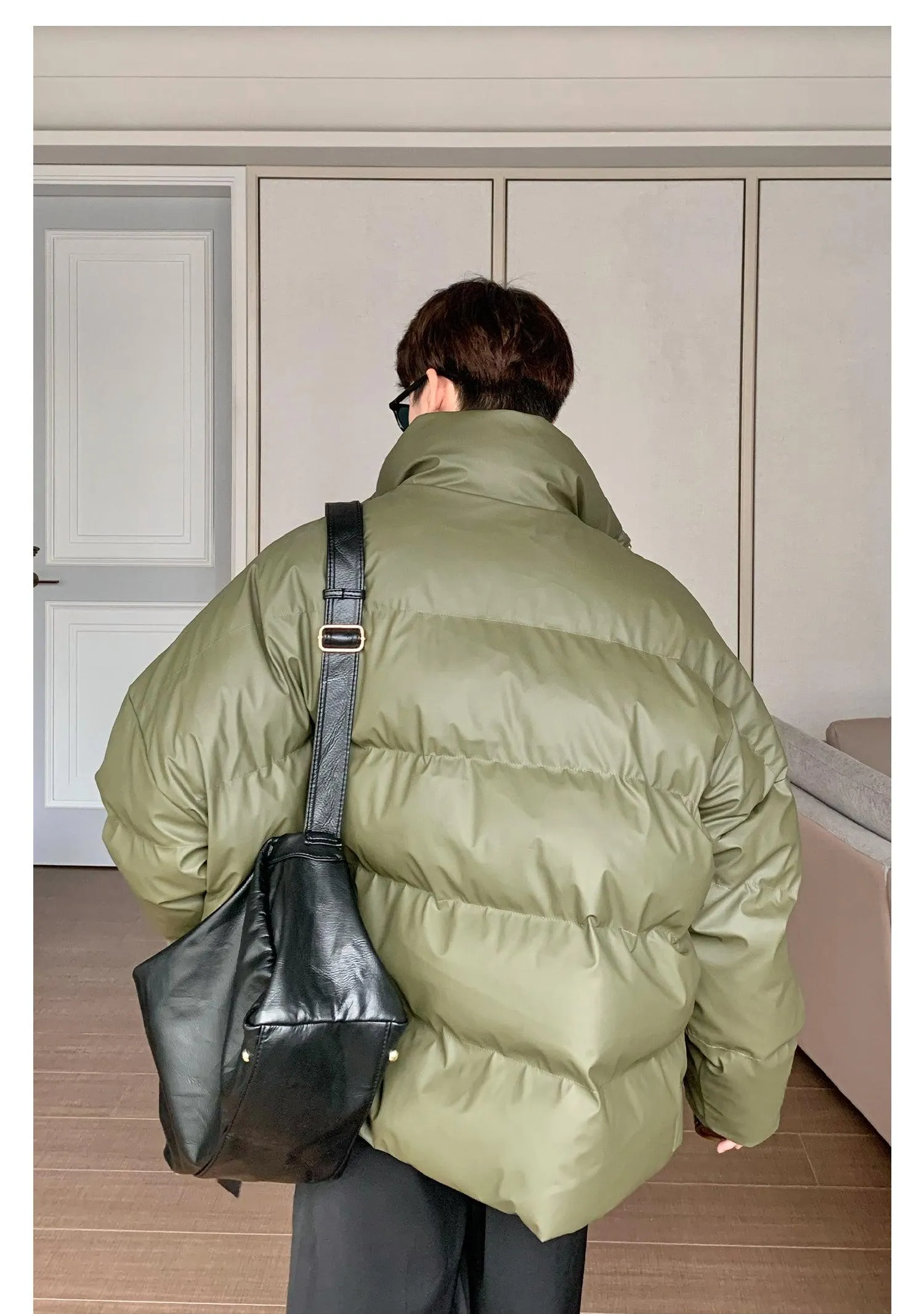 Stand Collar Padded Jacket
