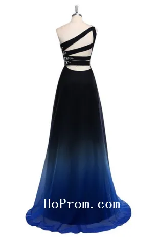 Straps Prom Dresses,One Shoulder Prom Dress,Evening Dress