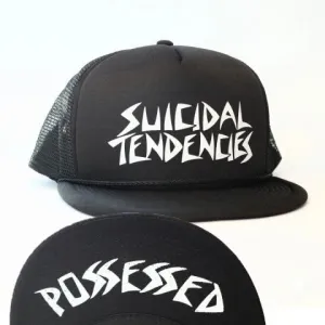 Suicidal Tendencies ST OG Possessed Flip Mesh Hat - Black