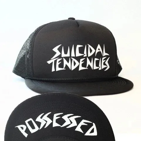 Suicidal Tendencies ST OG Possessed Flip Mesh Hat - Black