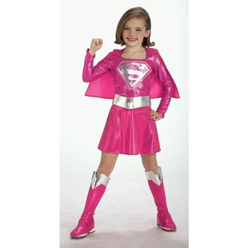 Supergirl Pink Costume Size S