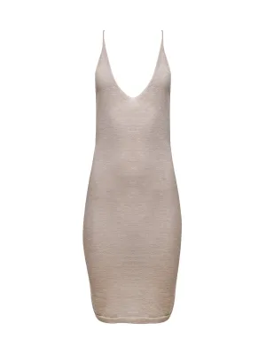 Tan 100% Cashmere Bodycon Dress
