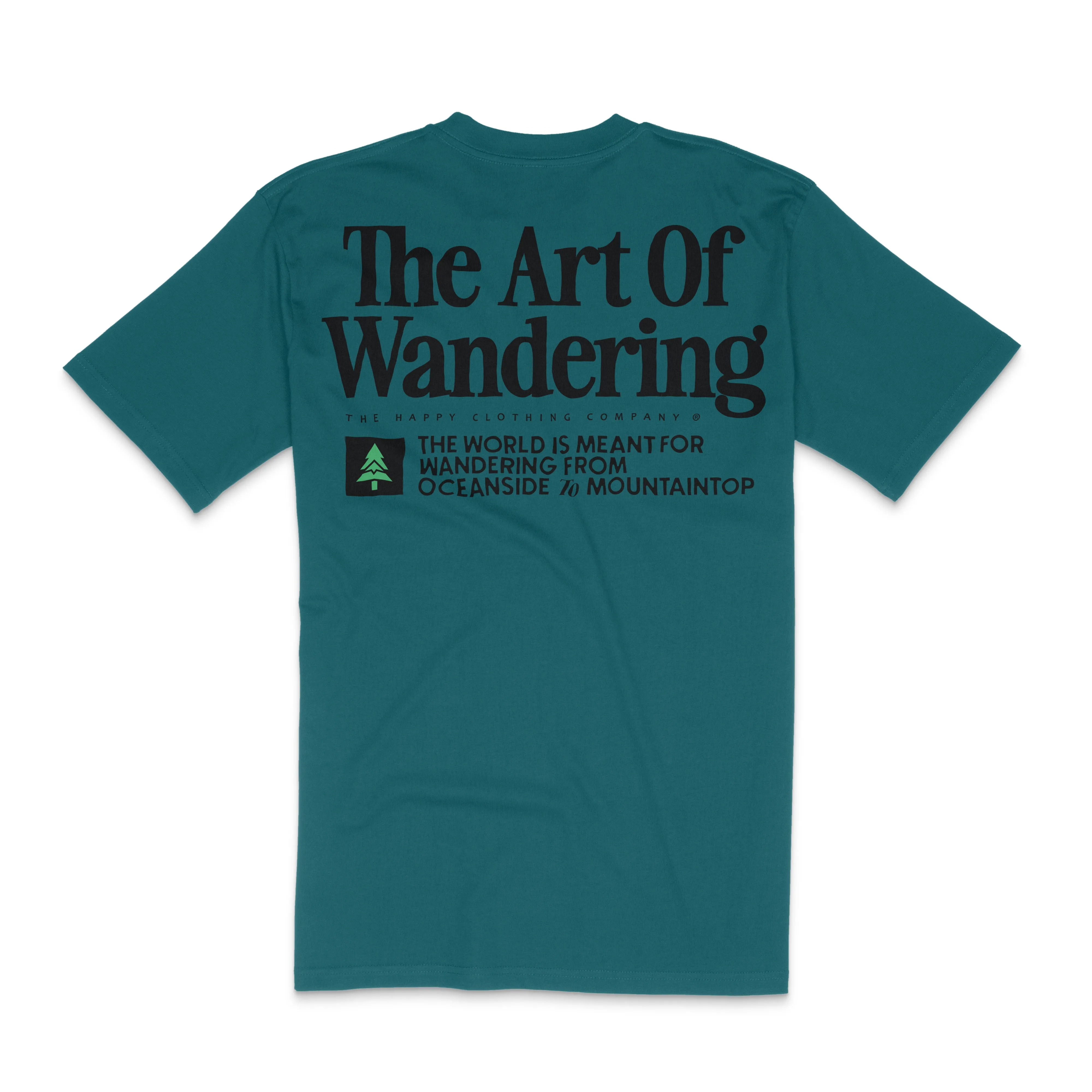 The Art Of Wandering Back Print 'Lifestyle Tee' | Premium Heavyweight |