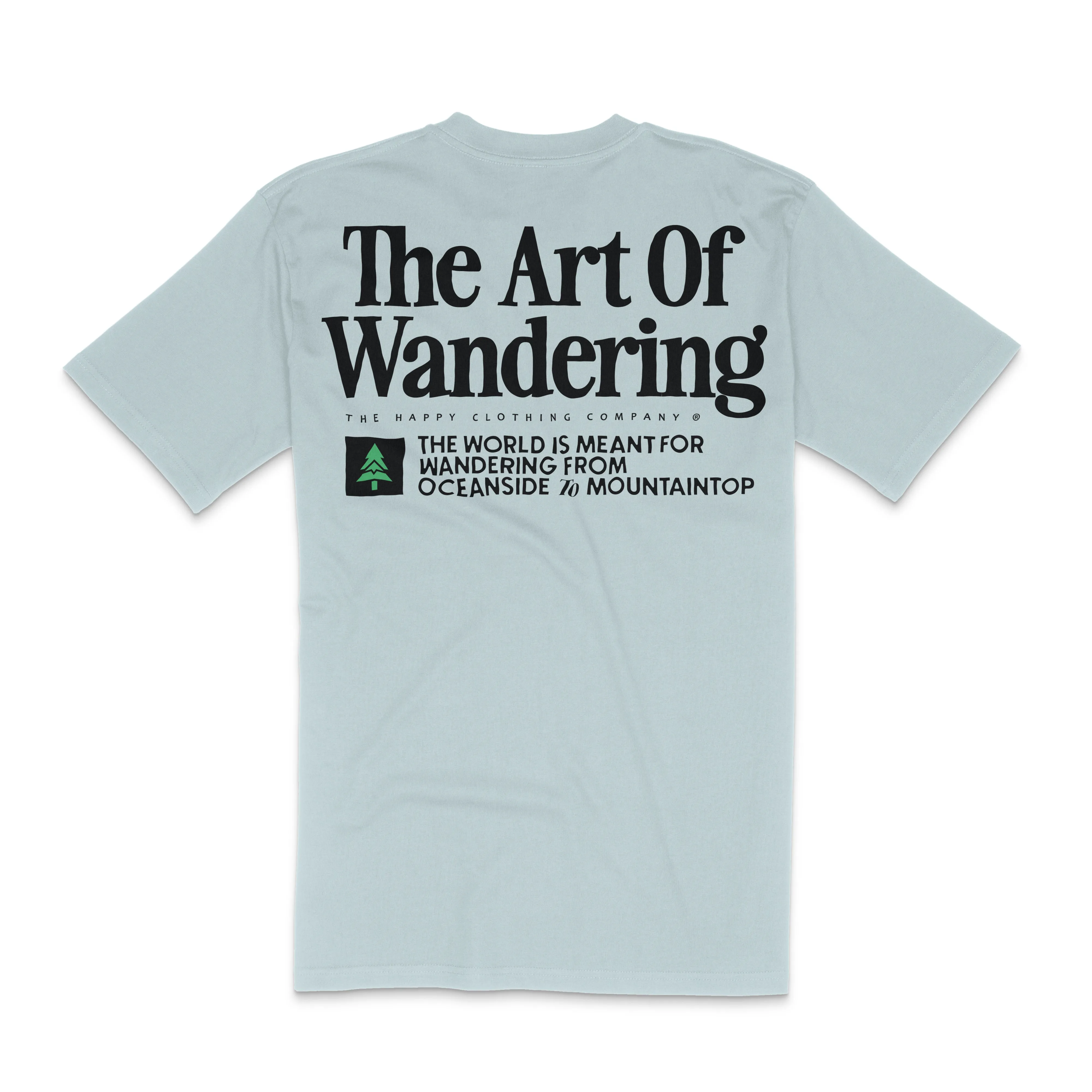 The Art Of Wandering Back Print 'Lifestyle Tee' | Premium Heavyweight |