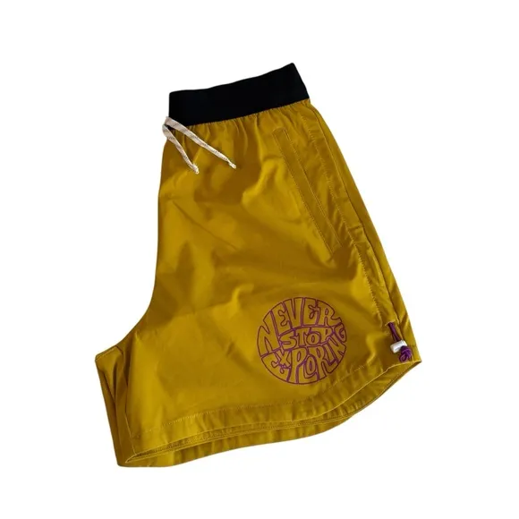 The North Face Trailwear OKT Trail ShortsArrowwood Yellow Size Smalll