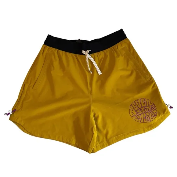The North Face Trailwear OKT Trail ShortsArrowwood Yellow Size Smalll