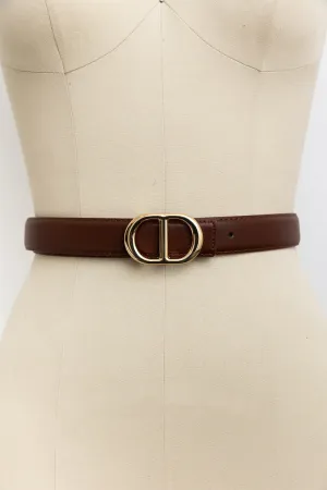 The Payton Double O-Ring Genuine Leather Belt