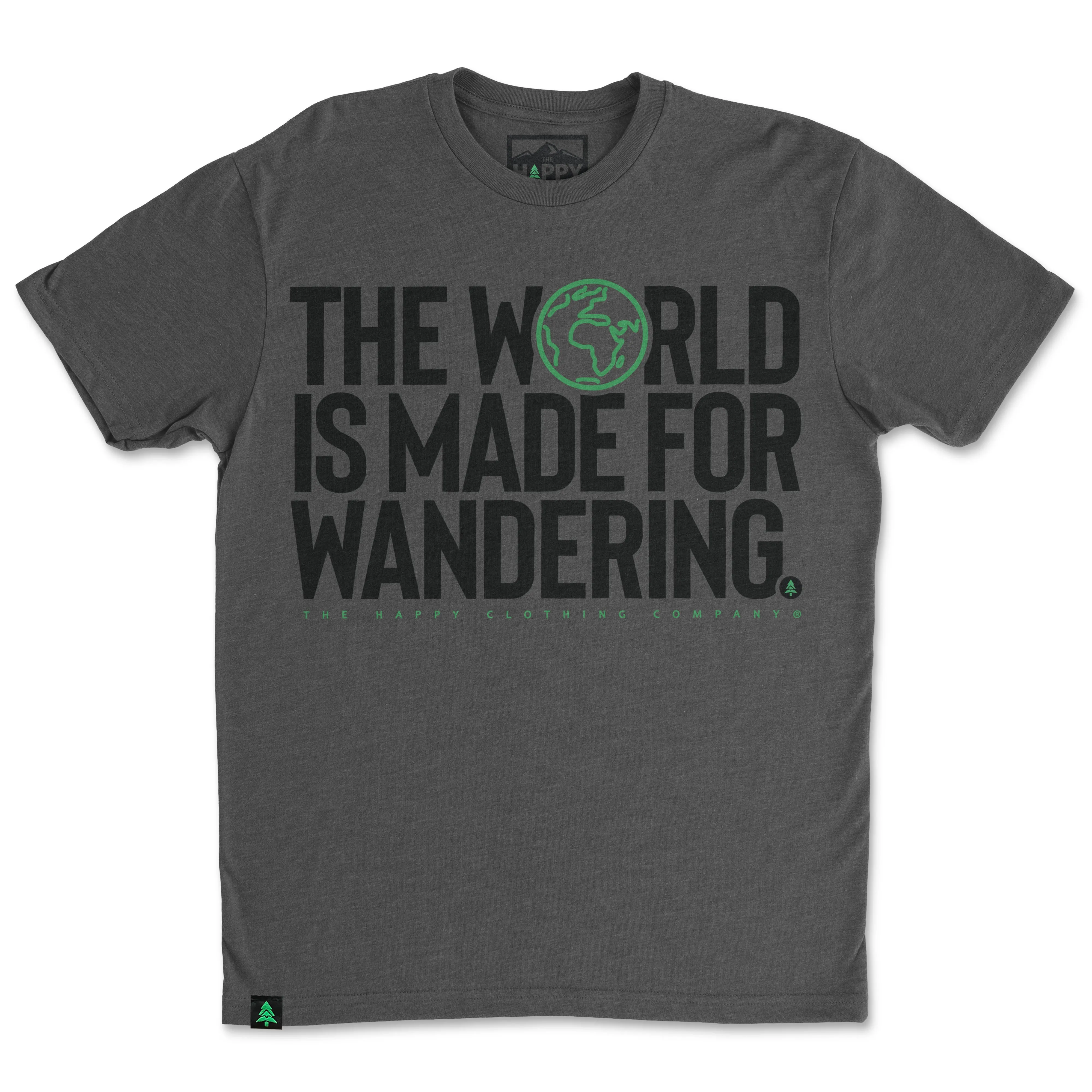 The World Is Made For Wandering 'Trail Tee' | Lightweight Blend |