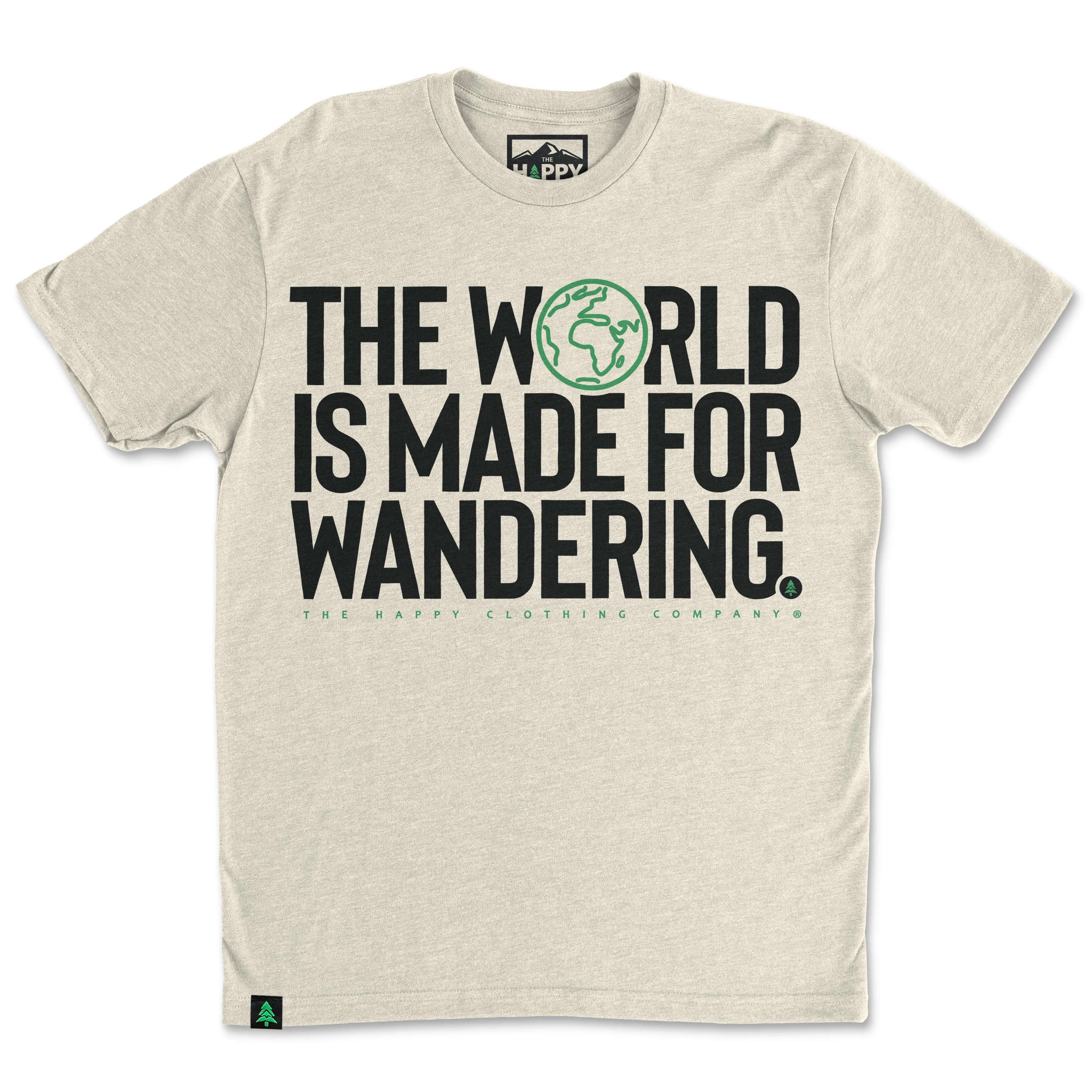 The World Is Made For Wandering 'Trail Tee' | Lightweight Blend |