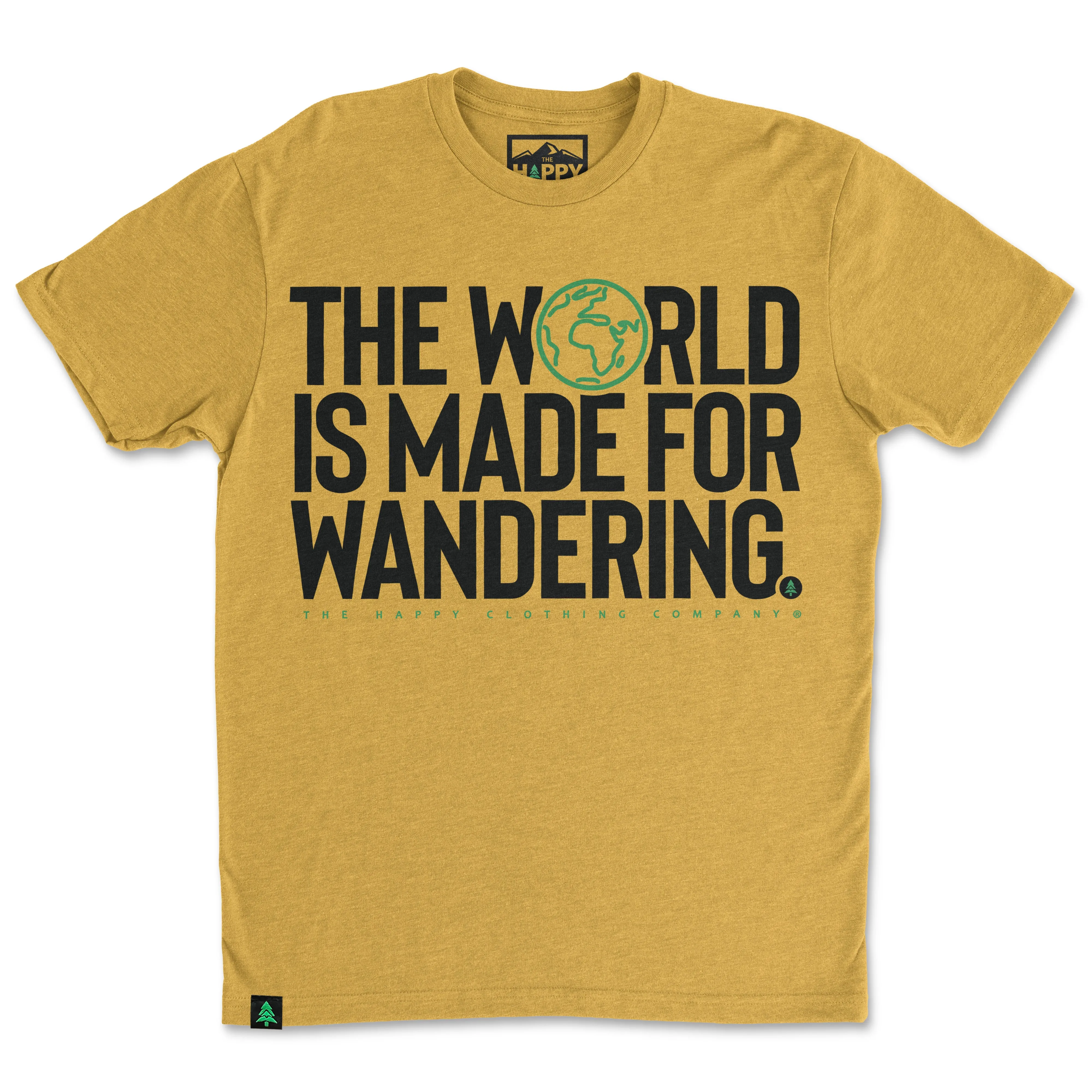 The World Is Made For Wandering 'Trail Tee' | Lightweight Blend |