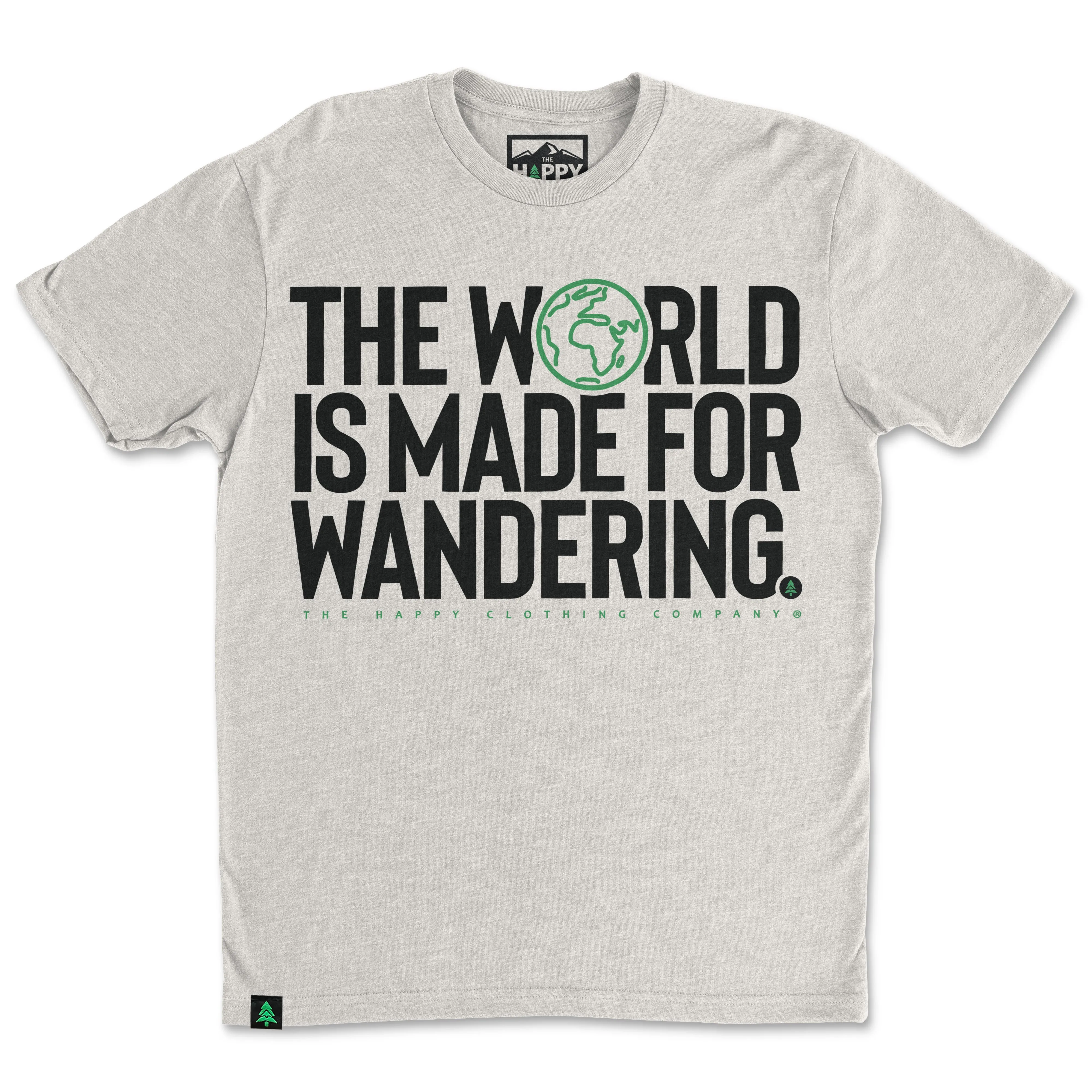 The World Is Made For Wandering 'Trail Tee' | Lightweight Blend |