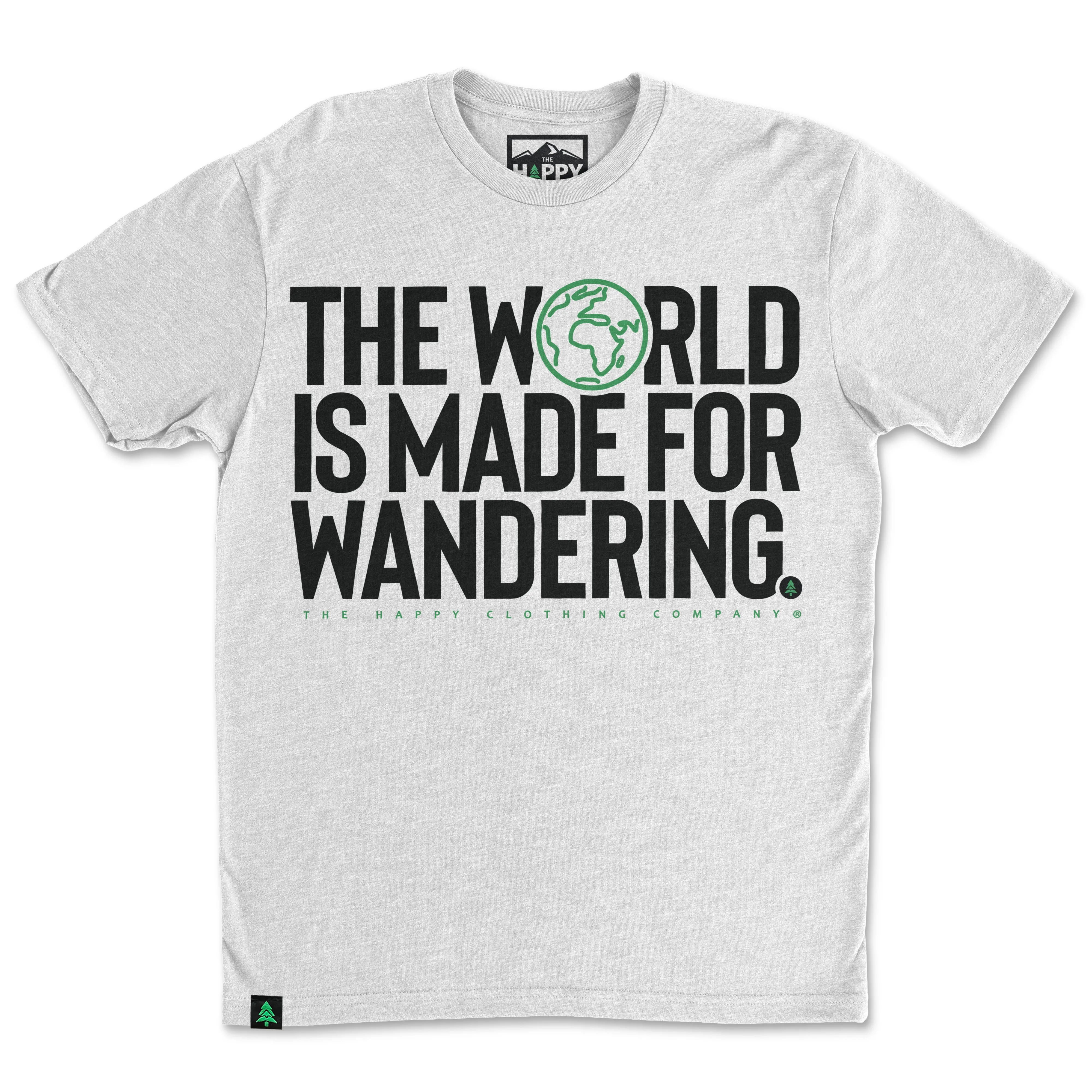 The World Is Made For Wandering 'Trail Tee' | Lightweight Blend |