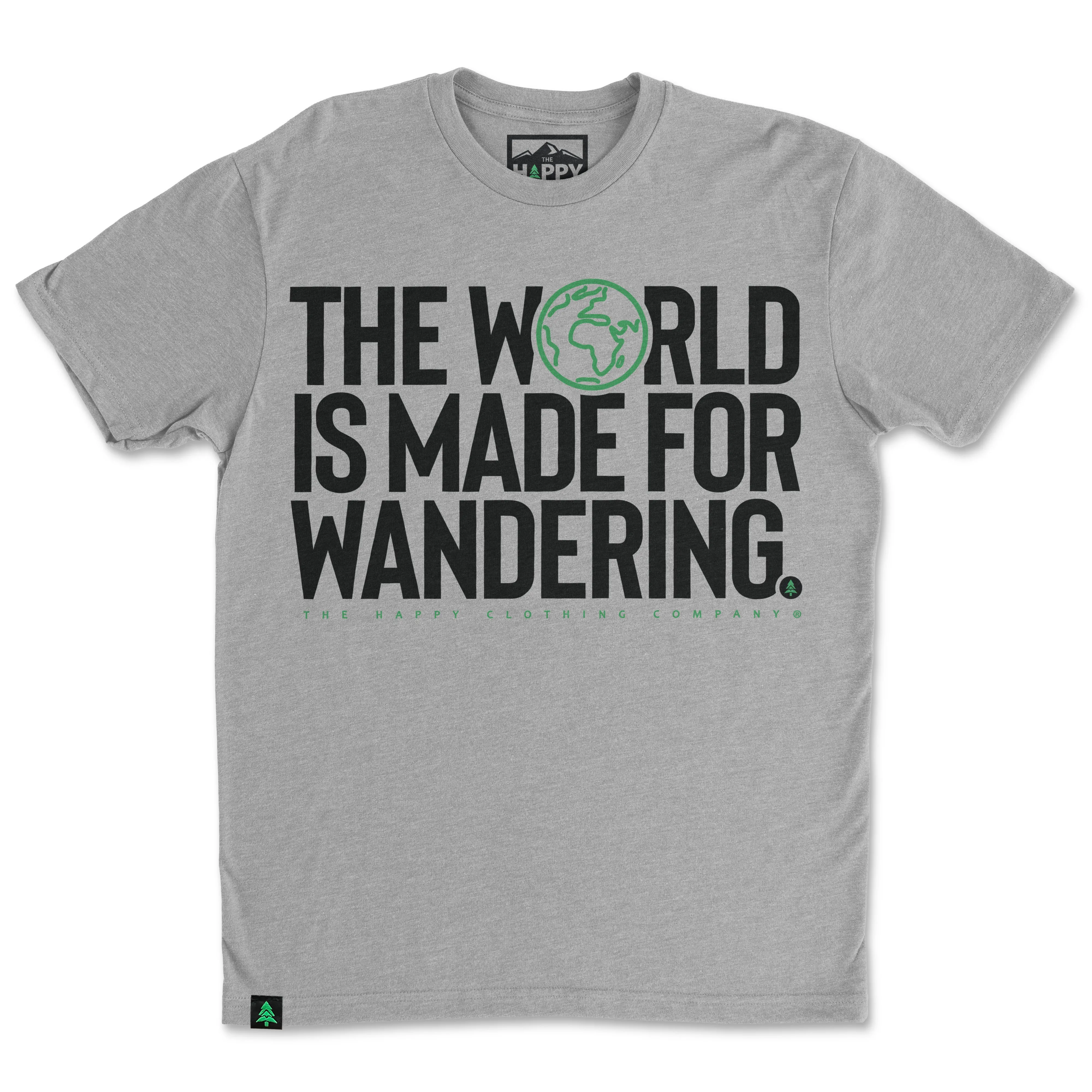 The World Is Made For Wandering 'Trail Tee' | Lightweight Blend |