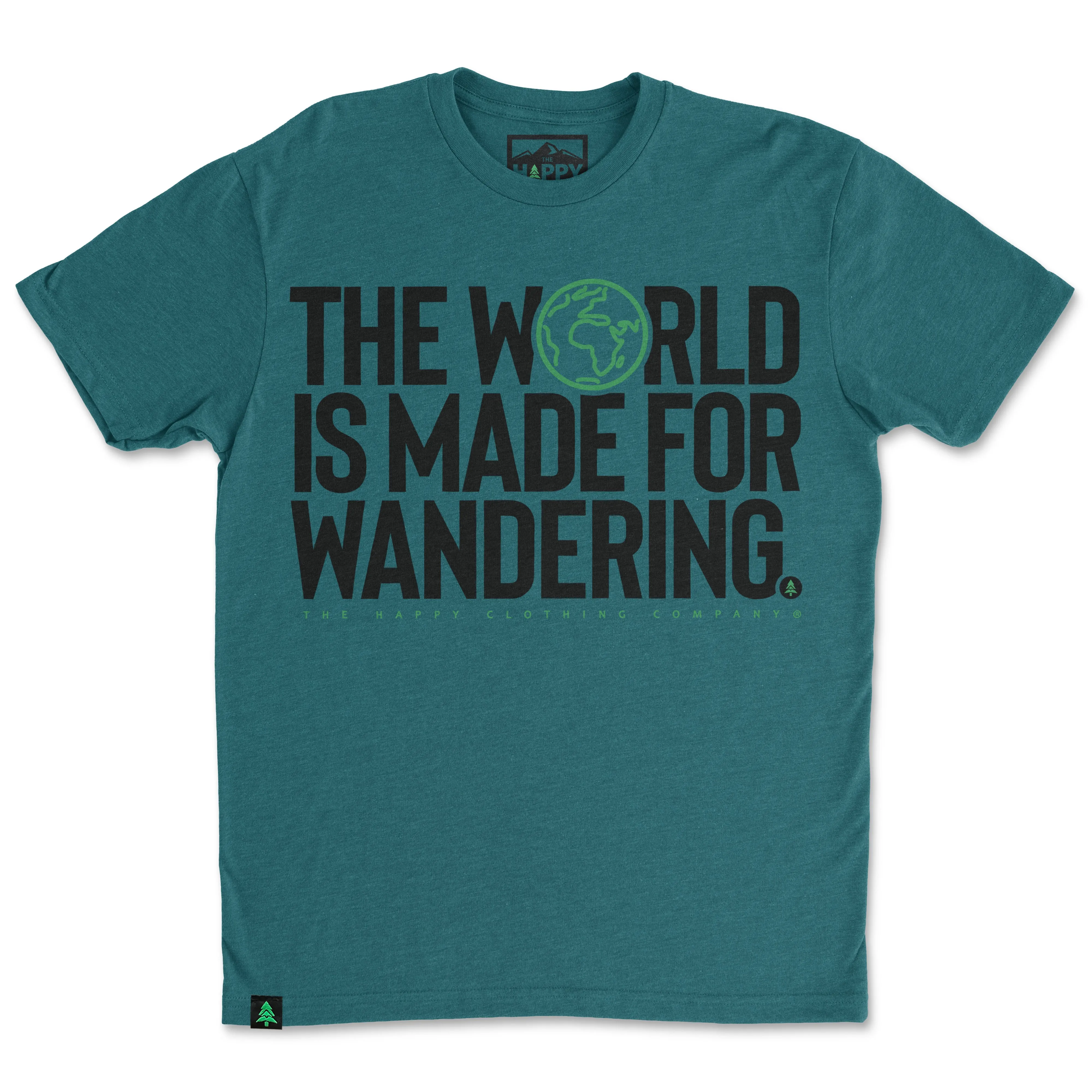 The World Is Made For Wandering 'Trail Tee' | Lightweight Blend |