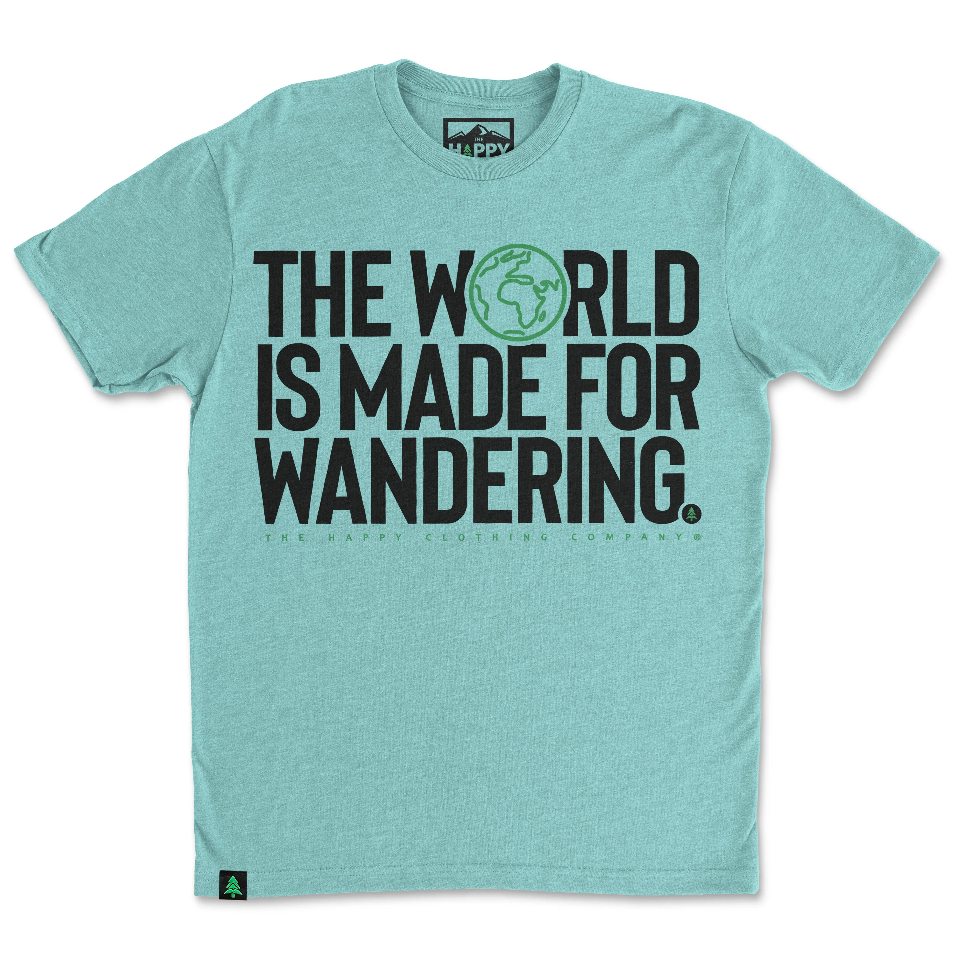 The World Is Made For Wandering 'Trail Tee' | Lightweight Blend |