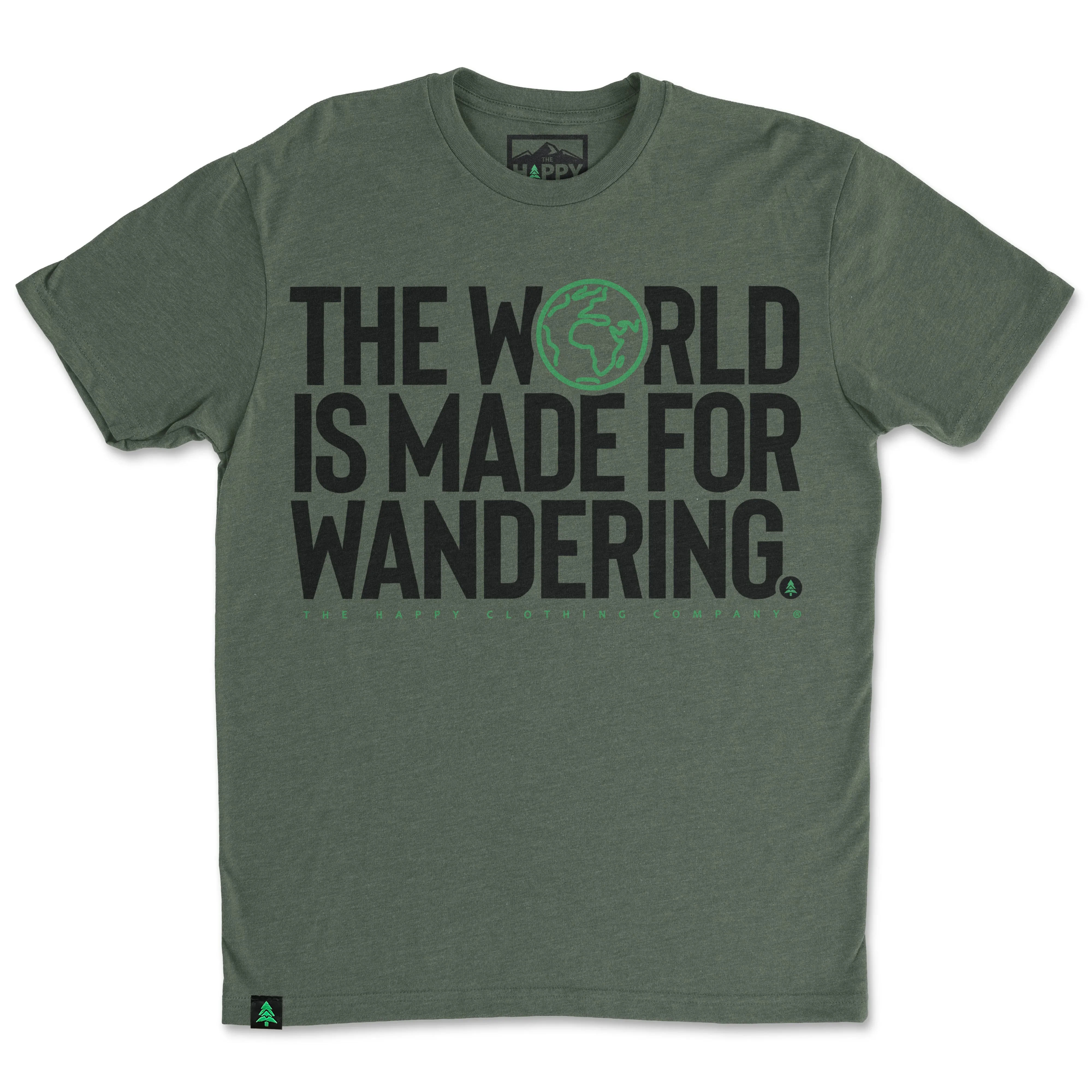 The World Is Made For Wandering 'Trail Tee' | Lightweight Blend |
