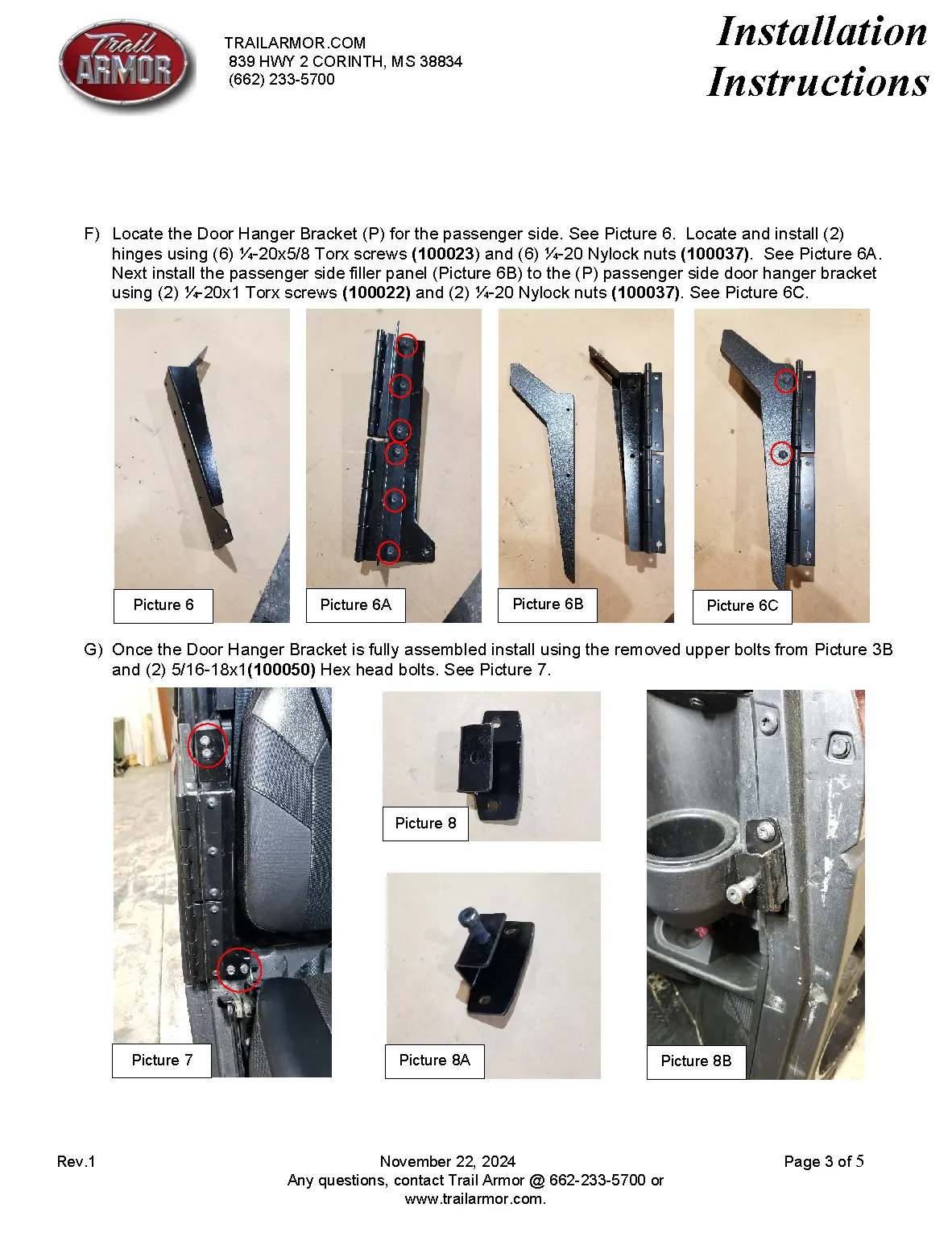 Trail Armor Ranger XP 1000, Ranger XP Kinetic Ranger 1000 Half Doors 2020 - 2025