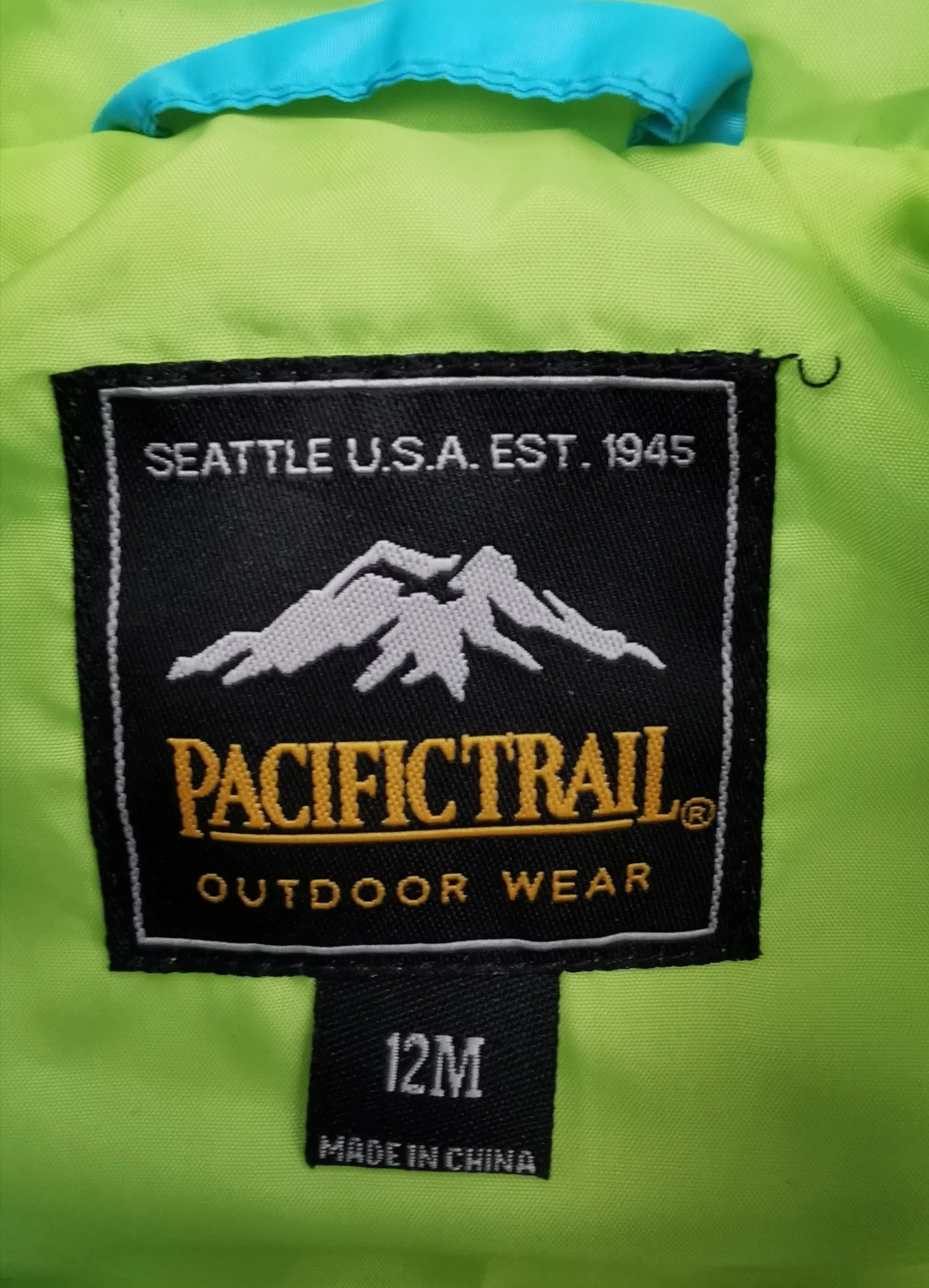 UNISEX SIZE 12 MONTHS - PACIFICTRAIL, Lightweight Puffer Vest EUC B31