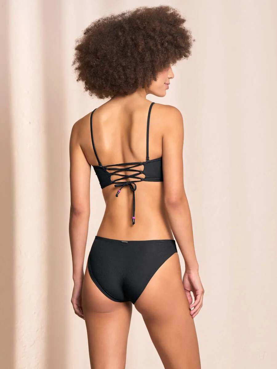 Ursule Bandeau Top In Onyx